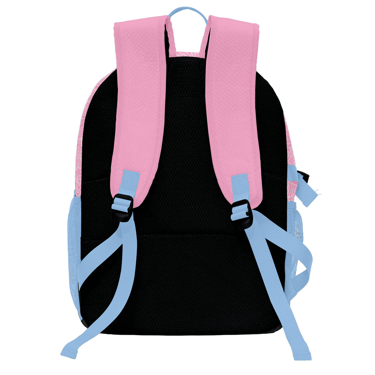 Custom Pink Blue Basketball Soccer Backpack Personalized Player Names Numbers Team Logo #BB-0919-0028