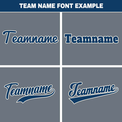 Custom Gray Off White Hip Hop Baseball Jersey Stitched Printed - Personalized Name Number Shirts #BB-0919-0060