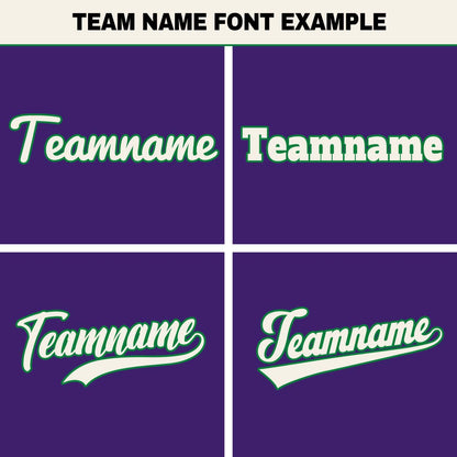 Custom Purple Yellow Hip Hop Baseball Jersey Stitched Printed - Personalized Name Number Shirts #BB-0919-0087