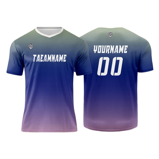 Custom Yellow Blue Pink Uniform Jersey Kids Adults Personalized Set Jersey Shirt