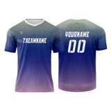 Custom Yellow Blue Pink Uniform Jersey Kids Adults Personalized Set Jersey Shirt