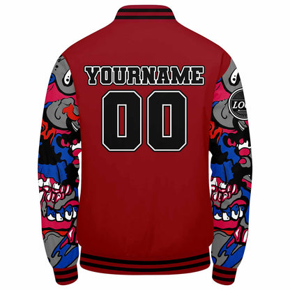 Custom Varsity Jacket Letterman jacket for Men, Women and Youth Red