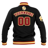 Custom Black Red Yellow Waterproof Varsity Jackets Personalized Stitched Name Number Logo to Letterman Jackets