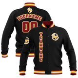 Custom Black Red Yellow Waterproof Varsity Jackets Personalized Stitched Name Number Logo to Letterman Jackets