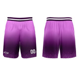 Custom Purple Bright Purple Gradient Basketball Jersey Uniform Suit Printed Your Logo Name Number