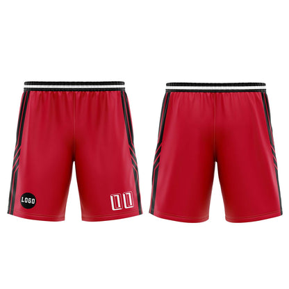 Custom Red Basketball Jersey Uniform Suit Printed Your Logo Name Number