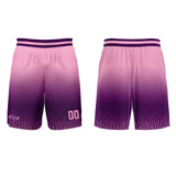 Custom Purple Pink Gradient Basketball Jersey Uniform Suit Printed Your Logo Name Number