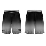 Custom Grey Black Gradient Basketball Jersey Uniform Suit Printed Your Logo Name Number