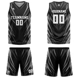 Custom Black Basketball Jersey Uniform Suit Printed Your Logo Name Number