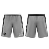 Custom Gray Basketball Jersey Uniform Suit Printed Your Logo Name Number