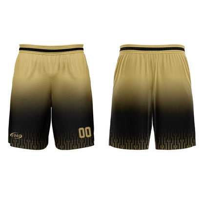 Custom Black Light Brown Gradient Basketball Jersey Uniform Suit Printed Your Logo Name Number