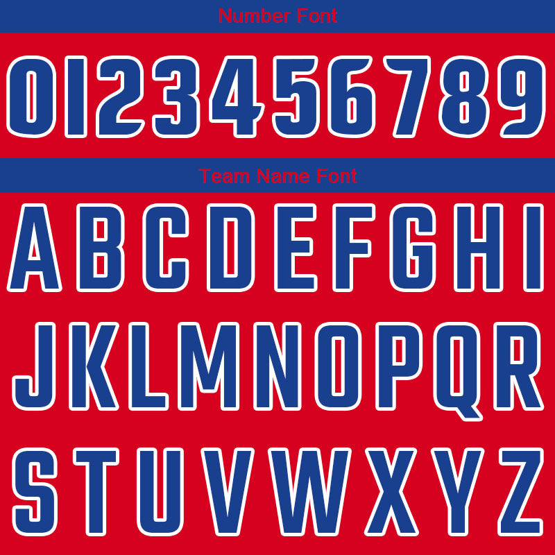 Custom Stitched Basketball Jersey for Men, Women And Kids Red-Royal-White