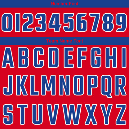 Custom Stitched Basketball Jersey for Men, Women And Kids Red-Royal-White