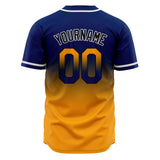 Custom Gradient Baseball Jerseys Personalized Name Number Logo