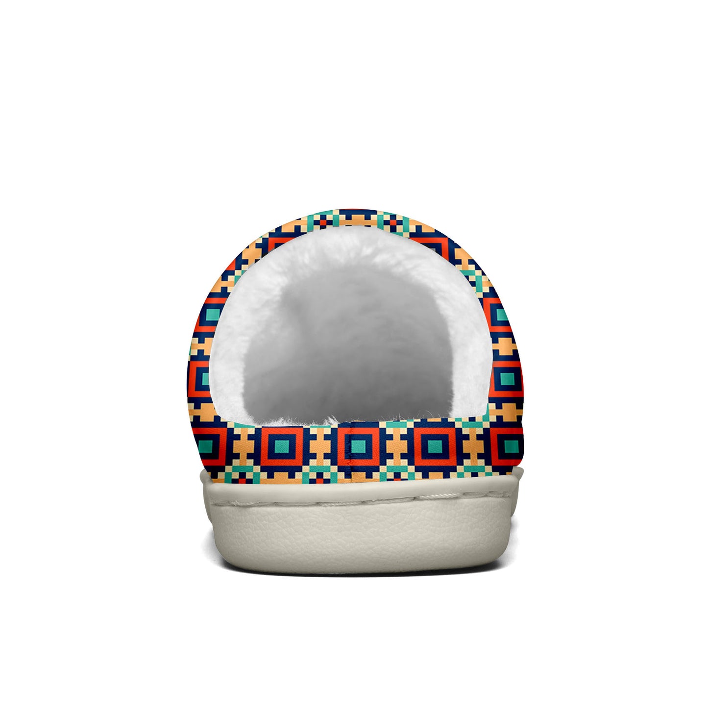 Custom Your Own Personalized Cotton Slippers for Dog Cat Lover Add Any Text Photoes Red&Navy Lattice