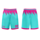 Custom Teal Pink Basketball Jersey Uniform Suit Printed Your Logo Name Number