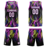 Custom Black Pink Basketball Jersey Uniform Suit Printed Your Logo Name Number