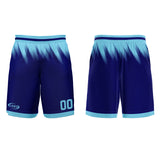 Custom Blue Basketball Jersey Uniform Suit Printed Your Logo Name Number