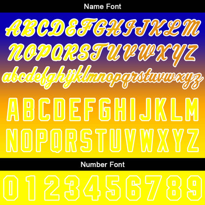 Custom Gradient Hoodie For Man Woman Girl Boy Print Your Logo Name Number Blue Orange Yellow