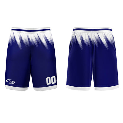 Custom Blue White Basketball Jersey Uniform Suit Printed Your Logo Name Number