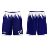 Custom Blue White Basketball Jersey Uniform Suit Printed Your Logo Name Number