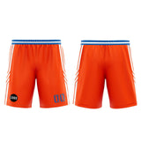 Custom Orange Blue Basketball Jersey Uniform Suit Printed Your Logo Name Number