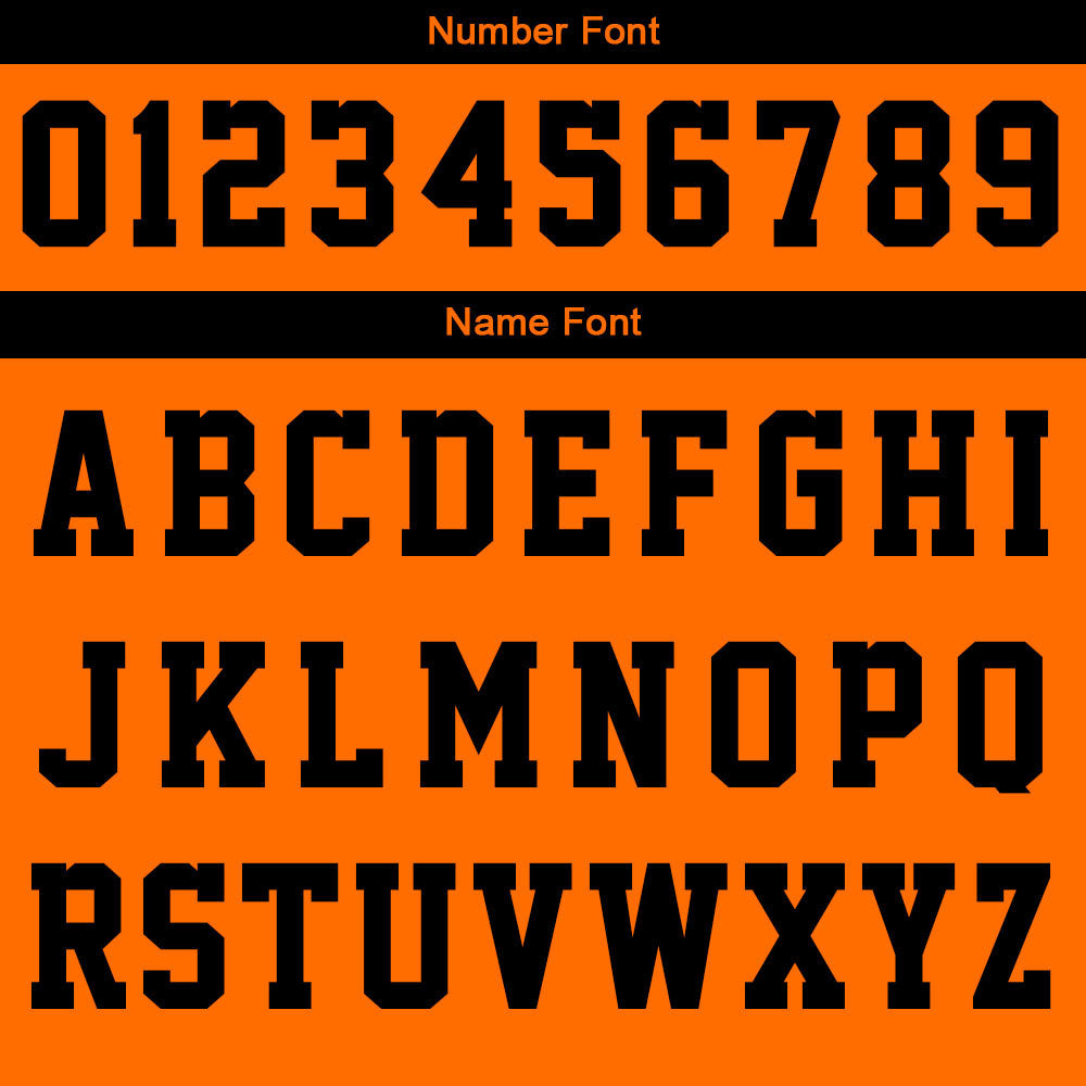 Custom Varsity Jacket Letterman jacket for Men, Women and Youth Orange Black
