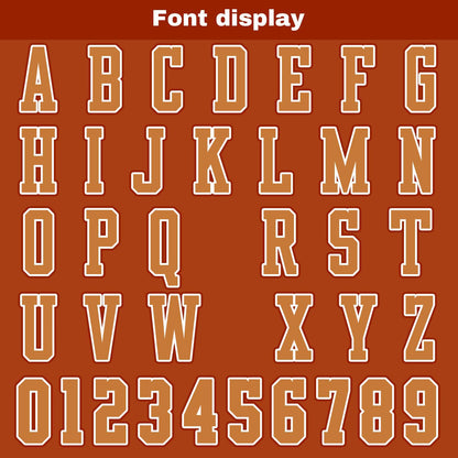 Custom Burnt Orange Basketball Jersey Uniform Suit Printed Your Logo Name Number