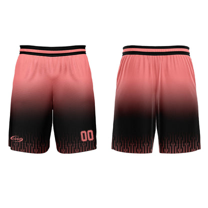 Custom Black Pink Gradient Basketball Jersey Uniform Suit Printed Your Logo Name Number