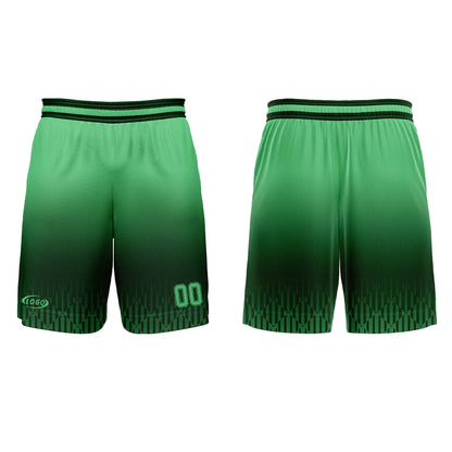 Custom Olive Green Green Gradient Basketball Jersey Uniform Suit Printed Your Logo Name Number