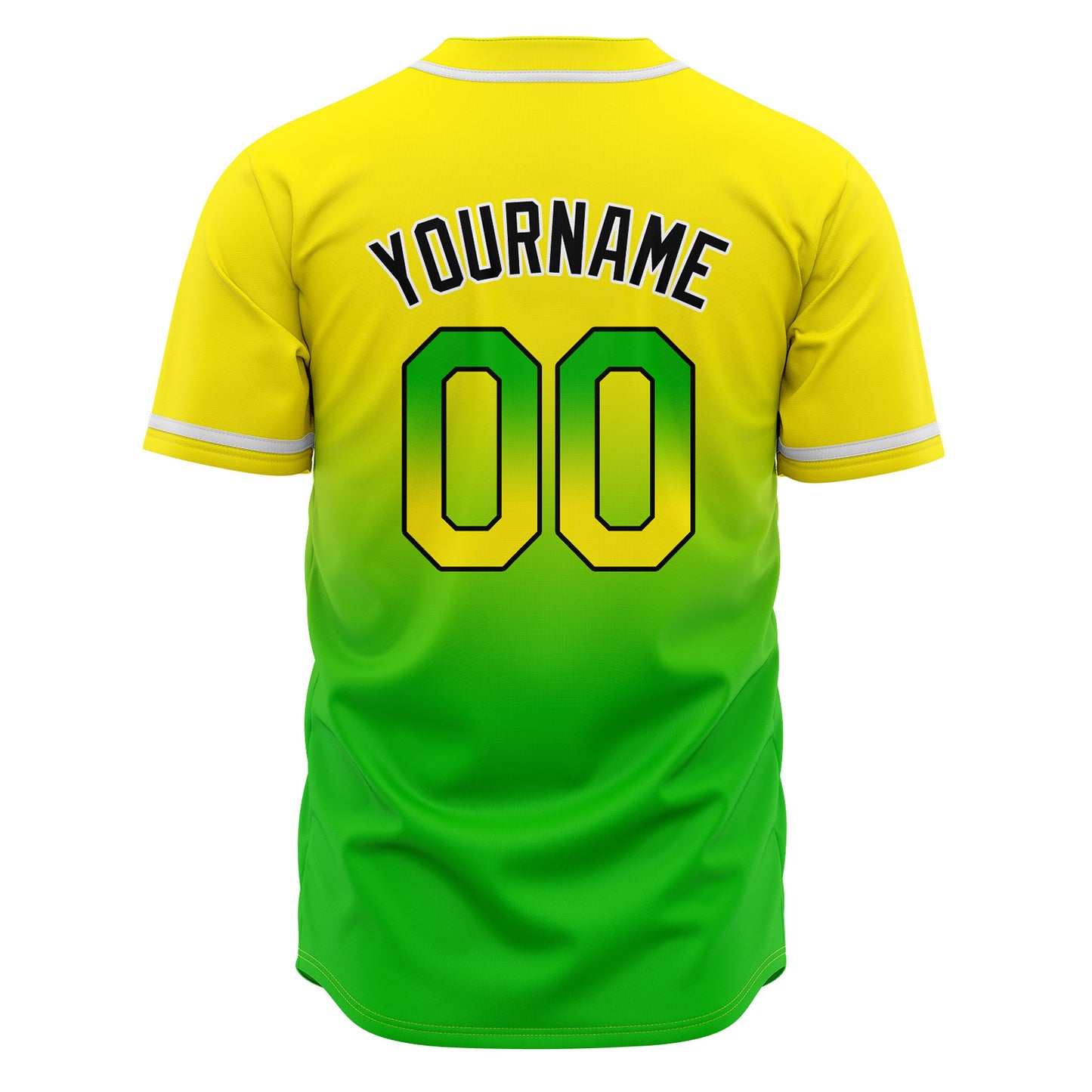 Custom Gradient Baseball Jerseys Personalized Name Number Logo