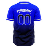 Custom Gradient Baseball Jerseys Personalized Name Number Logo