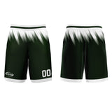 Custom Olive Green White Basketball Jersey Uniform Suit Printed Your Logo Name Number