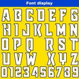 Custom Yellow Blue Basketball Jersey Uniform Suit Printed Your Logo Name Number