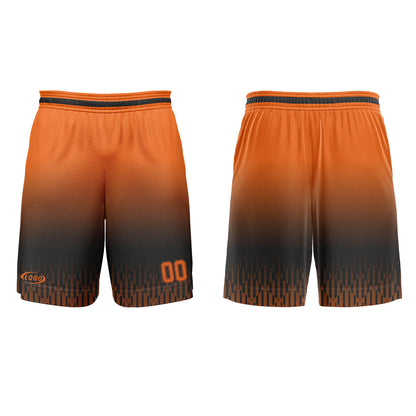 Custom Grey Orange Gradient Basketball Jersey Uniform Suit Printed Your Logo Name Number