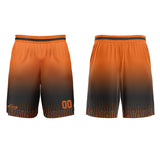Custom Grey Orange Gradient Basketball Jersey Uniform Suit Printed Your Logo Name Number