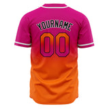 Custom Gradient Baseball Jerseys Personalized Name Number Logo