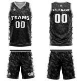 Custom Black Grey Basketball Jersey Uniform Suit Printed Your Logo Name Number