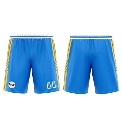 Custom Sky Blue Basketball Jersey Uniform Suit Printed Your Logo Name Number