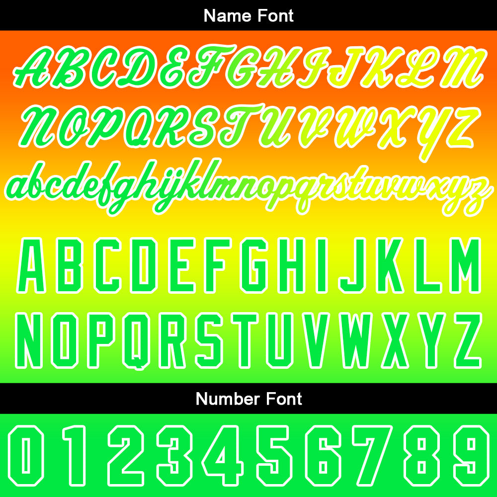 Custom Gradient Hoodie For Man Woman Girl Boy Print Your Logo Name Number Orange Yellow Green