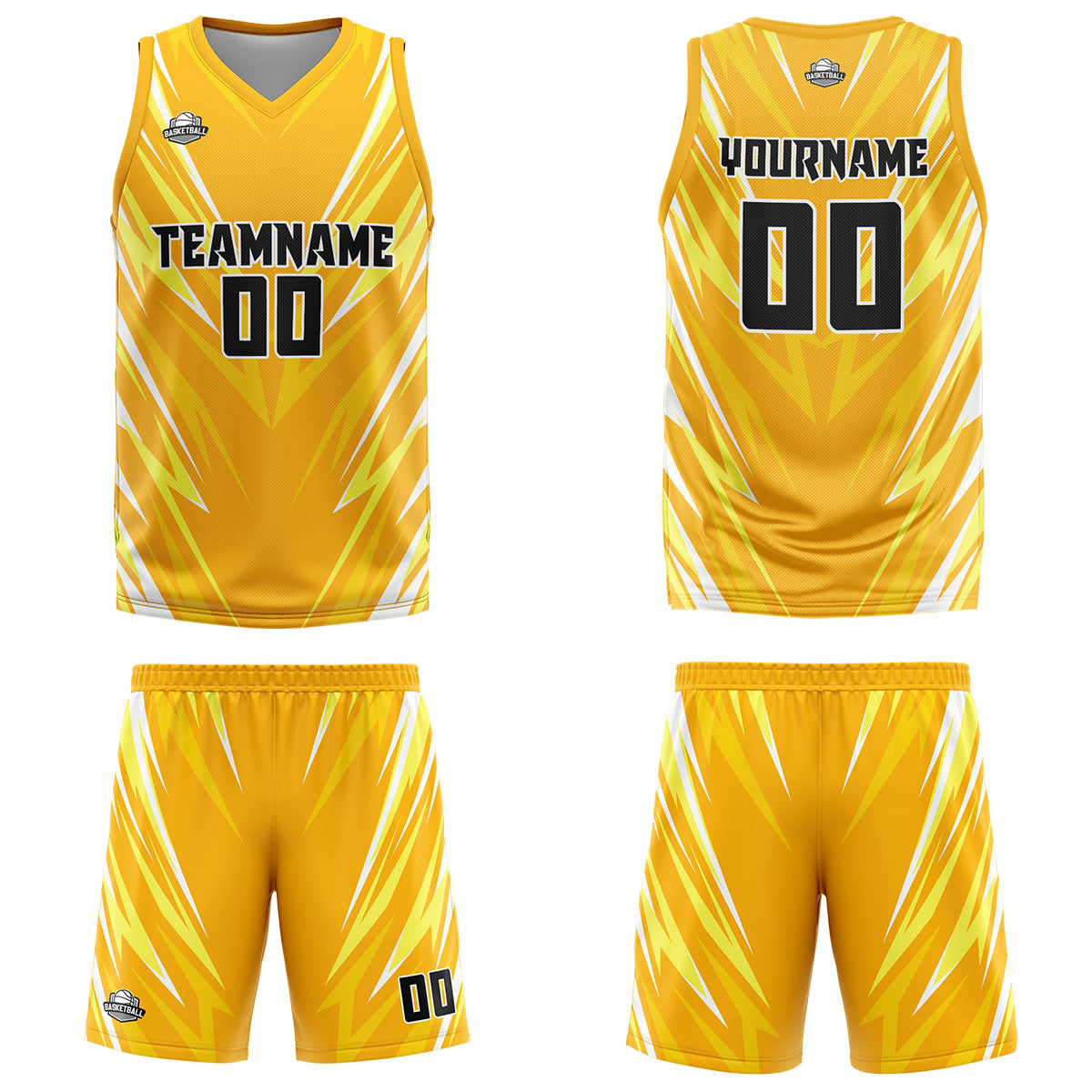Custom Orange Basketball Jersey Uniform Suit Printed Your Logo Name Number