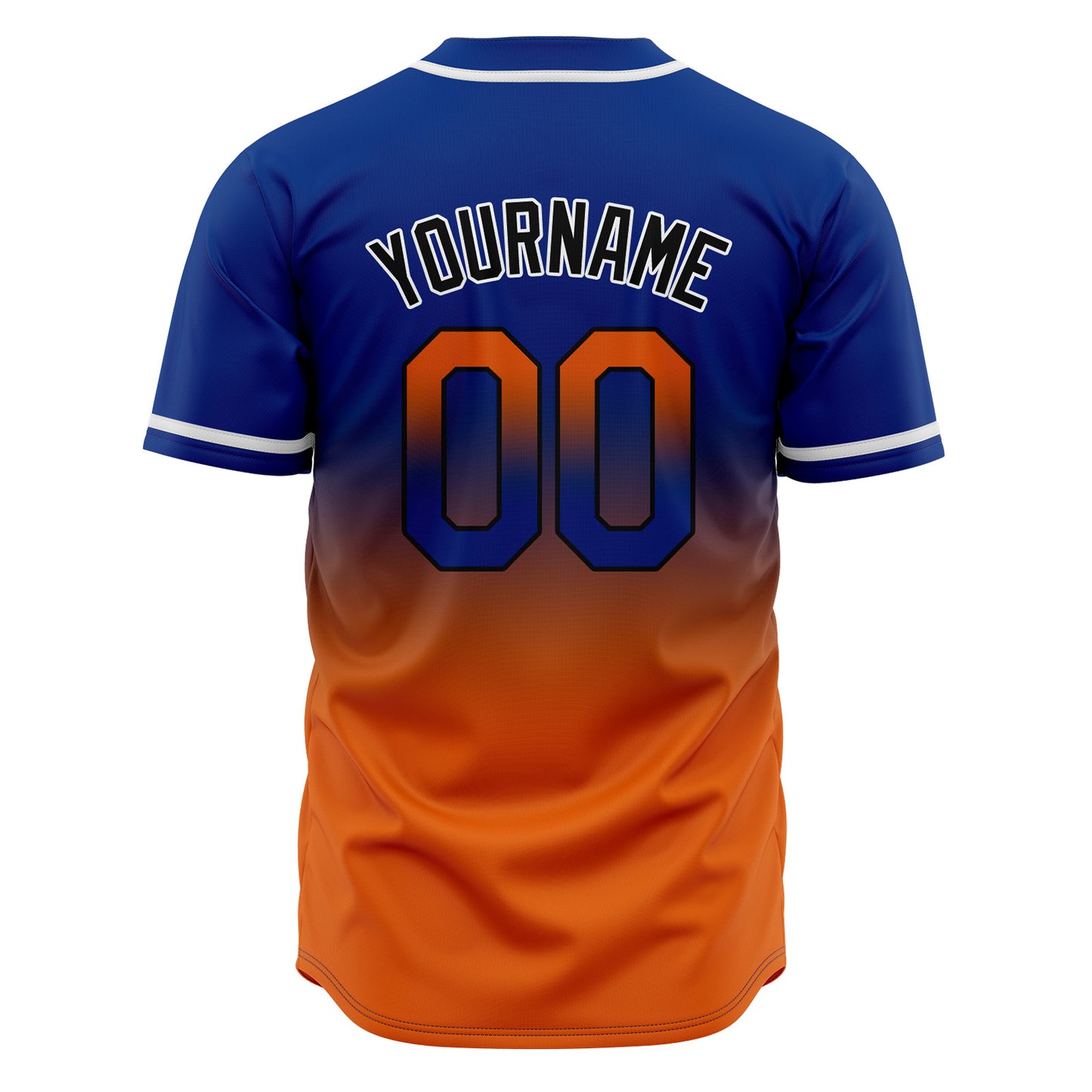 Custom Gradient Baseball Jerseys Personalized Name Number Logo