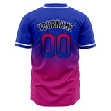 Custom Gradient Baseball Jerseys Personalized Name Number Logo