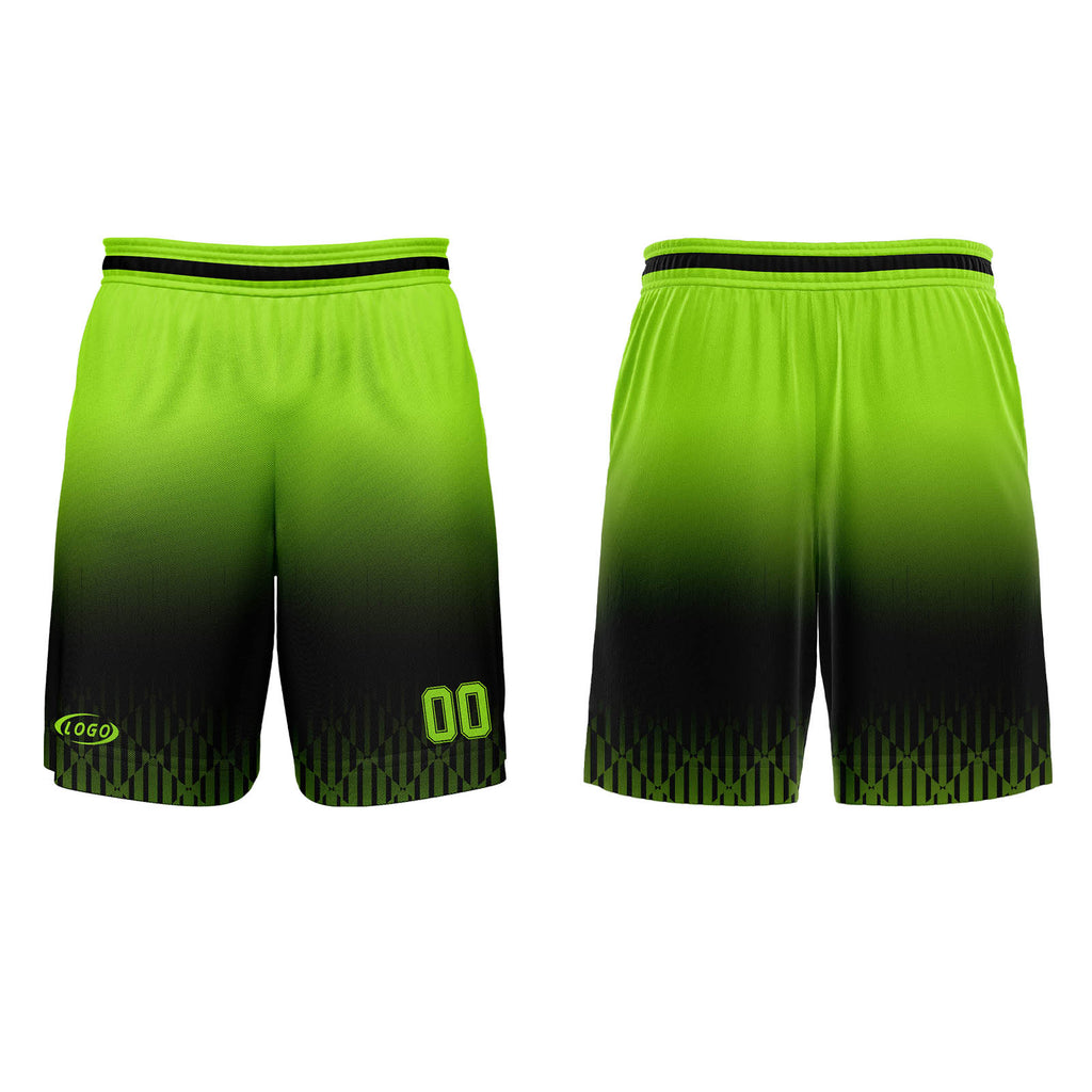 Custom Black Bright Green Gradient Basketball Jersey Uniform Suit Printed Your Logo Name Number