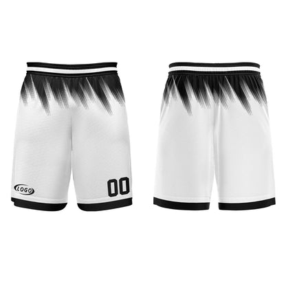 Custom White Black Basketball Jersey Uniform Suit Printed Your Logo Name Number