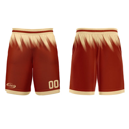 Custom Red Rice White Basketball Jersey Uniform Suit Printed Your Logo Name Number