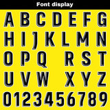 Custom Yellow Black Basketball Jersey Uniform Suit Printed Your Logo Name Number