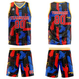 Custom Red Royal Basketball Jersey Uniform Suit Printed Your Logo Name Number