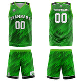 Custom Green Basketball Jersey Uniform Suit Printed Your Logo Name Number