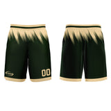 Custom Olive Green Cream Basketball Jersey Uniform Suit Printed Your Logo Name Number